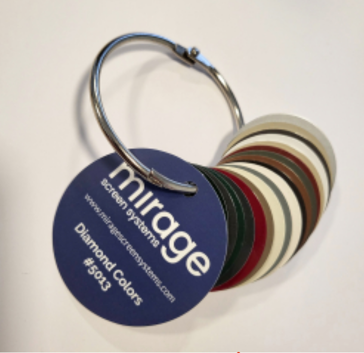 Colour Chips - Retractable Screen Doors