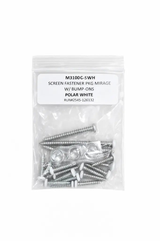 Retractable - Screen Fastener Package
