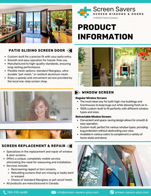 Property Manager - Screen Repair Flyers - 1000 qty