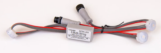 24V 3pc LED String - 2ft