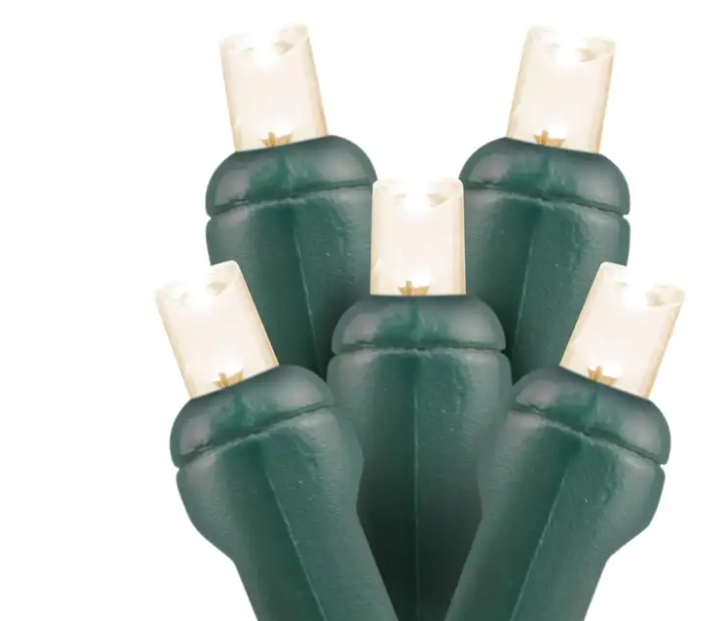 Mini LED - 50LT - 25' Strand Male Female Plug