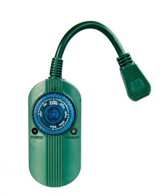 Photocell Timer with Single Plug