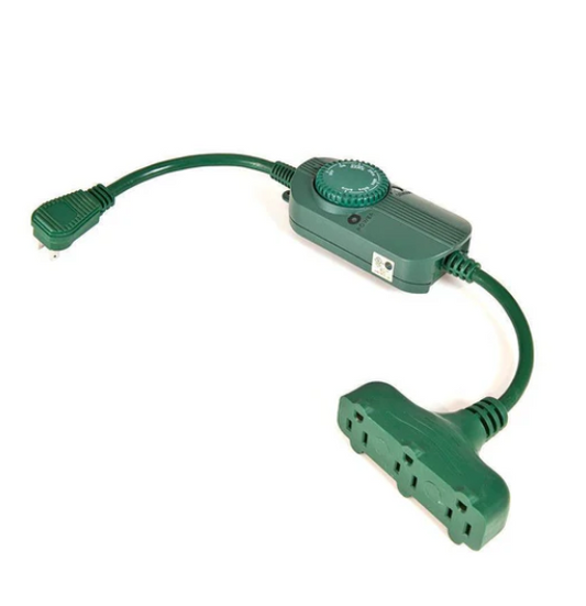 Photocell Timer with Triple Plug