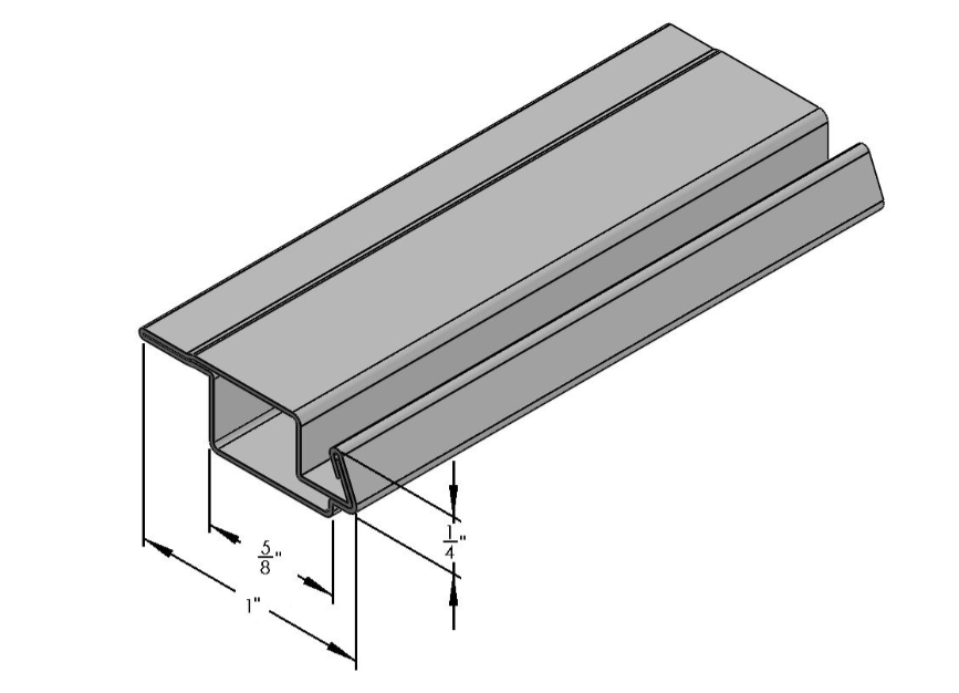Roll Formed Screen Bar (Flange Frame)