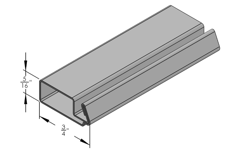 Roll Formed Screen Bar (Regular)