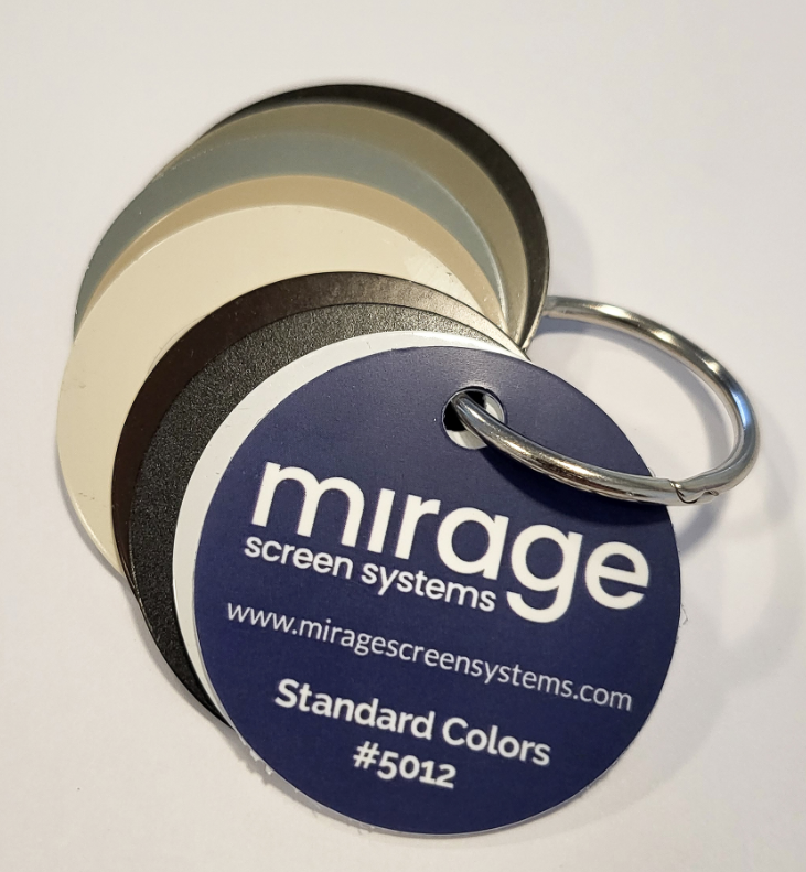 Colour Chips - Retractable Screen Doors