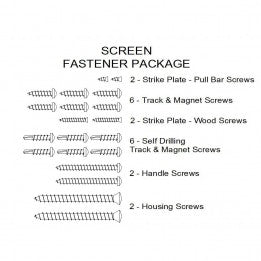Fastener Package (coloured scews for 1 door) (Standard Colour)