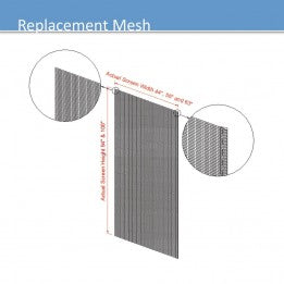 Screen Mesh - Replacement (Fibreglass)